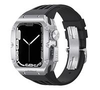 JZWCHQ Kit de modificación de la banda de relojes para 8 7 6 5 4 SE 44 mm Serie de 45 mm Reemplazo de reloj Kit de correa de reloj de lujo Sport Sport Wutband de goma