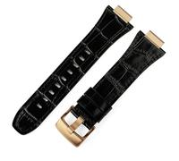 JZWCHQ Kit de modificación de lujo Caja de metal+Correa de cuero para banda de 44 mm de 45 mm Banda de reloj de brazalete para iWatch7 6 SE 45 mm Correas