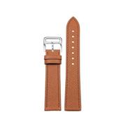 JZWCHQ La correa del reloj de cuero del reloj es adecuada compatible con Hermes 14/16/18/20 mm de moda, cómoda, brazalete de piel de vaca suave (naranja, 20 mm)