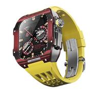 JZWCHQ Ligera de fibra de carbono Caja de cajas de fluoración Fluorubber ， para 44/45 mm 8/8/7/6/5/4 Kit de actualización de la correa de reemplazo de la serie