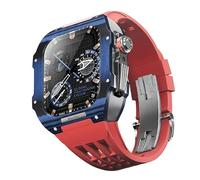 JZWCHQ Ligera de fibra de carbono Caja de cajas de fluoración Fluorubber ， para 44/45 mm 8/8/7/6/5/4 Kit de actualización de la correa de reemplazo de la serie