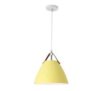 JZWCHQ Luces Colgantes de Montaje con Descarga Modern Chaner para decoración del hogar Lámpara Colgante de Cabeza de Moda con Accesorio de iluminación (Color :) (Amarillo)