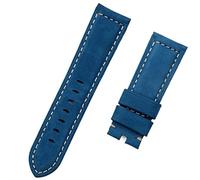 JZWCHQ Luxury Brand Watchband retro 22 mm de 24 mm Vintage Calf Horse Nubuck Leather For Panerai Strap Watch Band Buckle