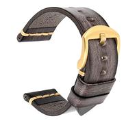 JZWCHQ Maikes - Correa de piel auténtica para Galaxy Watch, 20 mm, 22 mm, 24 mm, Tissot Timex Omega, 22mm, A