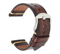 JZWCHQ Maikes - Correa de piel auténtica para Galaxy Watch, 20 mm, 22 mm, 24 mm, Tissot Timex Omega, 24mm, A