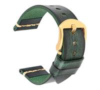 JZWCHQ Maikes - Correa de reloj de cuero genuino para la correa de reloj galaxia 20 mm 22 mm 24 mm banda de reloj Timex Omega pulseras, 20mm, A
