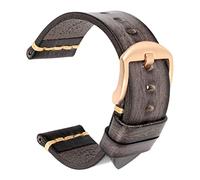 JZWCHQ Maikes - Correa de reloj de piel auténtica para Galaxy Watch de 20 mm, 22 mm, 24 mm, correa de reloj Tissote Timex Omega, 24mm, A
