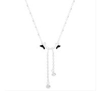 JZWCHQ Micron Zircon Tassel Butterfly Pendants Pendants Collares para Mujeres Joyas de Boda Collar de Gargantilla