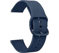 JZWCHQ Mira la correa de 20 mm Soft Silicone Sport Bands Reemplazo de la pulsera Multiple Colores (color: Z-Azul-Azul, Tamaño: 20 mm)