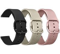 JZWCHQ Mira la correa de 20 mm Soft Silicone Sport Bands Reemplazo de la pulsera Multiple Colores (color: Z-Azul-Azul, Tamaño: 20 mm)