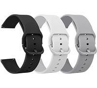 JZWCHQ Mira la correa de 20 mm Soft Silicone Sport Bands Reemplazo de la pulsera Multiple Colores (color: Z-Azul-Azul, Tamaño: 20 mm)