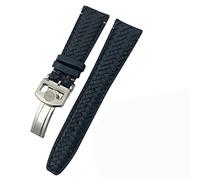 JZWCHQ Para IWC Portugieser Big Pilot IW377714 IW394005 Reloj de cuero Strap pulsera azul de 20 mm 22 mm 22 mm Strap de piel de vaca premium