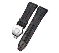 JZWCHQ Para la banda de reloj Franck Muller Band de 28 mm Cow Watch Watch Strap Bandas de reloj de hebilla plegable de goma de goma para hombres Pulsera