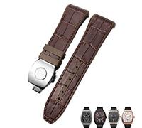 JZWCHQ Para la banda de reloj Franck Muller Band de 28 mm Cow Watch Watch Strap Bandas de reloj de hebilla plegable de goma de goma para hombres Pulsera