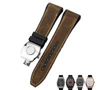JZWCHQ Para la banda de reloj Franck Muller Band de 28 mm Cow Watch Watch Strap Bandas de reloj de hebilla plegable de goma de goma para hombres Pulsera
