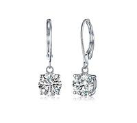 JZWCHQ Para Mujeres, Colgantes Simples Redondeados Colgantes de circonía cúbica, Accesorios de Mujeres Elegantes, Pendientes de joyería