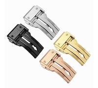 JZWCHQ Para reloj Strap 316L Hebilla de reloj de acero inoxidable