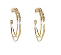 JZWCHQ Pendientes de accesorios de joyería redondos grandes para mujeres