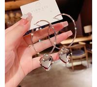 JZWCHQ Pendientes de borla de color para mujeres Pendientes largos exagerados Joyas de boda Regalo de cumpleaños