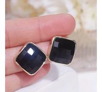 JZWCHQ Pendientes de Cristal para Mujeres, Bordes Cuadrados geométricos, Joyas de Boda