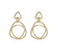 JZWCHQ Pendientes de geometría de Joyas de Pendientes Pendientes Femeninos Pendientes Colgantes Simples Joyas Brillantes Elegantes Pendientes Exquisitos Pendientes para Mujeres