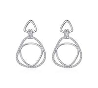 JZWCHQ Pendientes de geometría de Joyas de Pendientes Pendientes Femeninos Pendientes Colgantes Simples Joyas Brillantes Elegantes Pendientes Exquisitos Pendientes para Mujeres