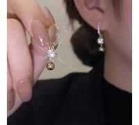 JZWCHQ Pendientes de Perlas Regalo de cumpleaños de la joyería de Boda para Mujeres
