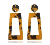 JZWCHQ Pendientes para mujeres, accesorios de aretes acrílicos Joyas de aretes simples para mujeres, multicolor, 2.7 x 6.3 cm