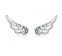 JZWCHQ Pendientes Pendientes de aro de corazón asimétricos Reales para Mujeres Regalo de Arete