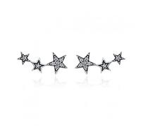 JZWCHQ Pendientes Pendientes de aro de corazón asimétricos Reales para Mujeres Regalo de Arete