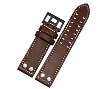 JZWCHQ Pulsera de cuero Reloj Spista de 20 mm Banda de 22 mm para Aviation H77755533 H77616533 Banda de relojes de cuero genuino