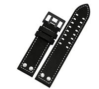 JZWCHQ Pulsera de cuero Reloj Spista de 20 mm Banda de 22 mm para Aviation H77755533 H77616533 Banda de relojes de cuero genuino