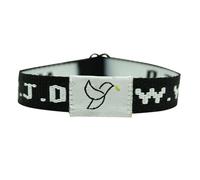 JZWCHQ Pulseras de joyería y hijo para siempre unidos para la pulsera de cuero trenzado hombres Pendientes de chaqueta de acero inoxidable para mujeres