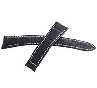 JZWCHQ Raymond Weil 20 mm Strap de banda de reloj de cuero azul V1.18