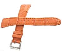 JZWCHQ Raymond Weil Genuine 18 mm de cuero naranja Reloj Correa