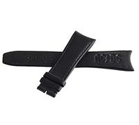 JZWCHQ Raymondweil Freelancer AC/DC Correa de banda de cuero negro de 22 mm V1.18