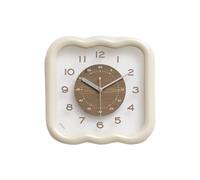 JZWCHQ Reloj de Pared Reloj de Sala de Estar Simple, Reloj Retro en casa, Reloj Negro montado en la Pared, Adecuado para Sala de Estar, Estudio, Dormitorio, Reloj de decoración de la Oficina (Blanco,