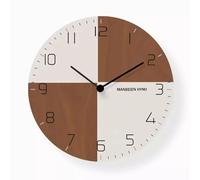 JZWCHQ Reloj de Pared Reloj y Reloj de Pared para Sala de Estar, hogar, Moda, Comedor, Reloj de Cuarzo Simple y silencioso, Adecuado para Sala de Estar, Estudio, Dormitorio, Reloj de decoración de la