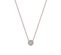 JZWCHQ Rosa Intermitente Rojo Verde Gema Exquisito Collar Original Mujer glamoroso Brillante