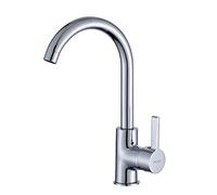 JZWCHQ Zedaro Kitchen Grew de Grifo de aleación Fregadero de la Cocina del Fregadero frío y Agua Caliente Manejo de un Solo manejo de Placa giratoria sin conexión de Plomo