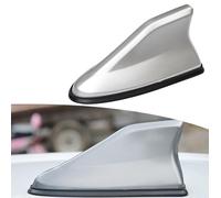 JZWJNFYY Antena Coche Universal, para Hyundai Tucson 2015-2020, Antena FM/AM Aerodinámica de Baja Resistencia al Viento, Silver