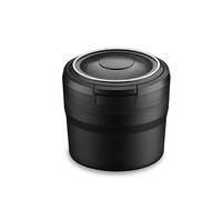 JZWJNFYY Cenicero Coche,para Seat Ibiza 5-Door Ibiza ST 5-Door 6F 6J 6L 2021-2025 con luz con Tapa abatible, cenicero autoextinguible para automóviles Van Camping al Aire Libre,Black