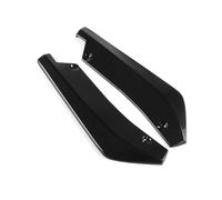 JZWJNFYY Difusor de Labios de Parachoques Trasero de Coche,para Abarth 595 2012-2024 Coche Trasero Alerón de Ángulo Envolvente Accesorios/2 Piezas,Bright Black