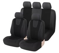 JZWJNFYY Fundas para Coches,para Toyota Rav4 2002-2024 sientos Funda Asiento Coches Juegos De Cubreasientos Antideslizante Delanteros Y Traseros Protección,5 Full Seats Black