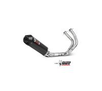 MIVV Tubo de escape silenciador Oval Carbono Carby para Kawasaki Z 650 2017-2023