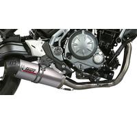 Tubo De Escape Completo MIVV Oval Titanio para Kawasaki Z650 2017 > 2023