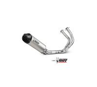 MIVV Tubo de escape completo Oval Titanio para Kawasaki Z650 2017-2023