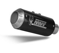 MIVV Tubo de escape silenciador MK3 carbono para Kawasaki Ninja 650 2017-2023