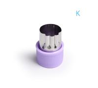 K-1 piezas Cortador de verduras con forma de estrella y corazón, mango de plástico, herramientas de cocina portátiles