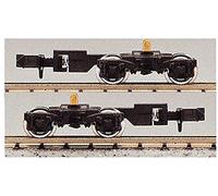 K 11-033 Par de carretillas ferroviarias de paso largo con toma eléctrica en las ruedas Escala N 1:160